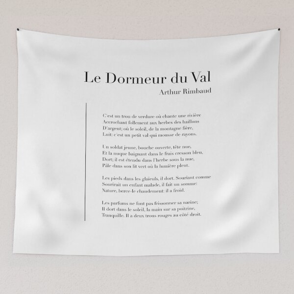 Item preview, Le Dormeur du Val by Arthur Rimbaud designed and sold by wisemagpie.