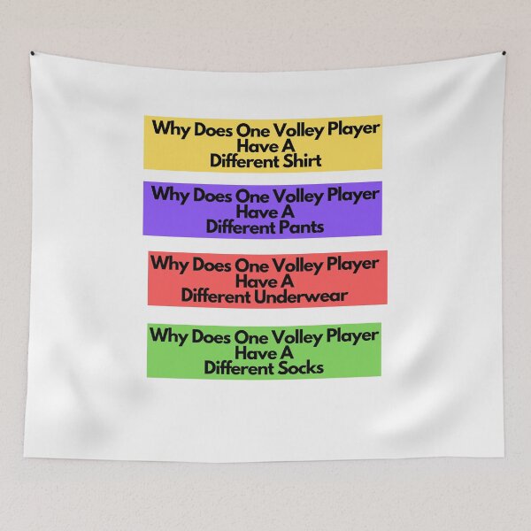 Item preview, Why Does One Volley Player Have A Different designed and sold by Water Flick.