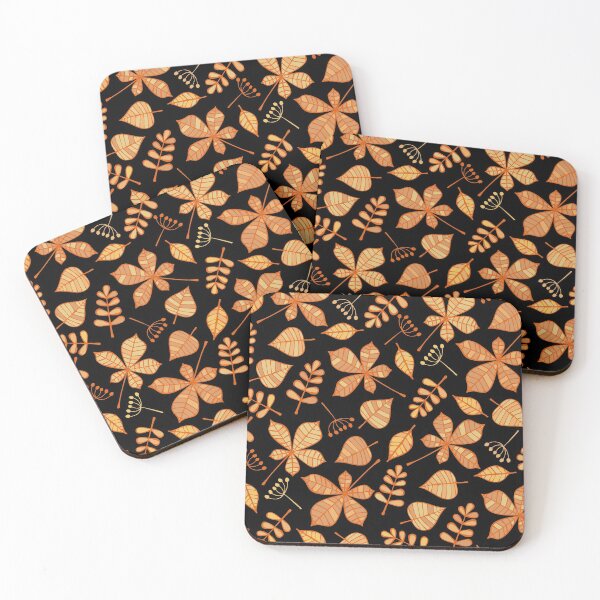 Item preview, Autumn leaves detail pattern vibrant designed and sold by cutecrazytshirt.
