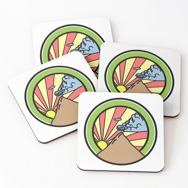 Item preview, Retro Mountain Sun Rising designed and sold by PodiShawna.