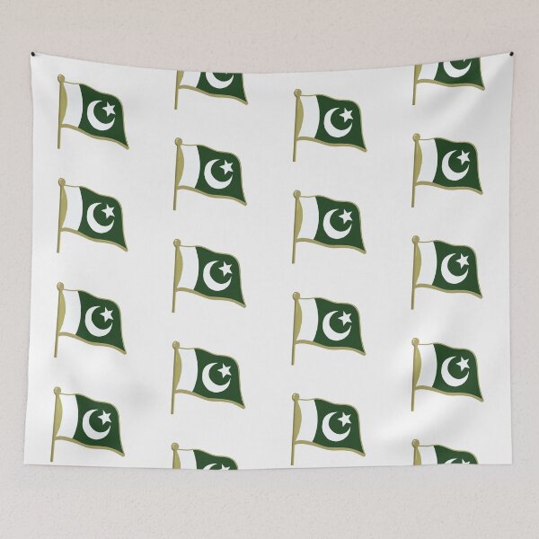 Item preview, Classic Metal Badge Pakistani Flag Design  designed and sold by theOneWhoDraws.