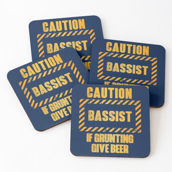Item preview, Caution: Bassist.  If Grunting Give Beer designed and sold by HappySchnapper.