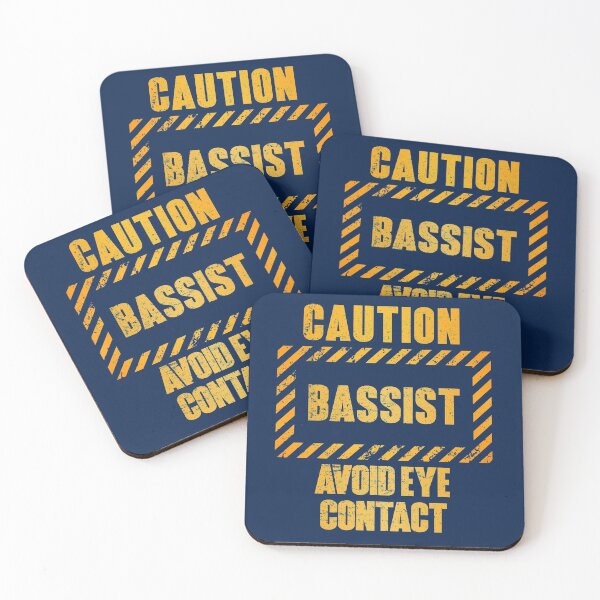 Item preview, Caution: Bassist.  Avoid Eye Contact designed and sold by HappySchnapper.