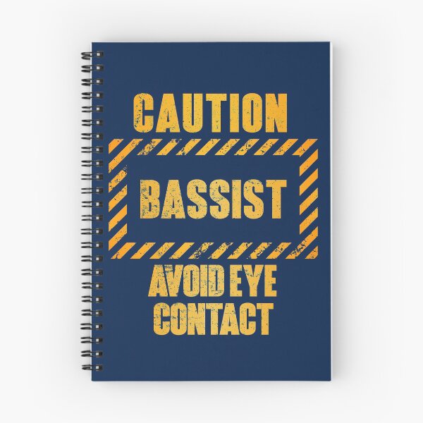 Item preview, Caution: Bassist.  Avoid Eye Contact designed and sold by HappySchnapper.