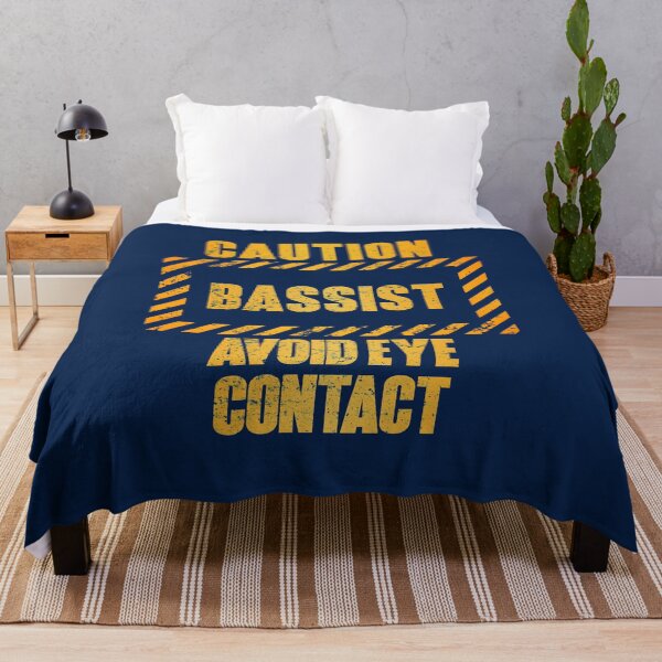 Item preview, Caution: Bassist.  Avoid Eye Contact designed and sold by HappySchnapper.