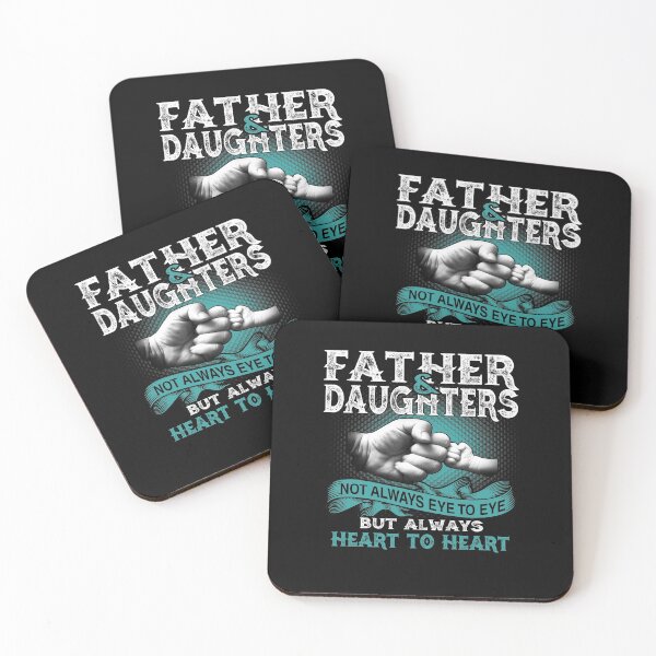 Item preview, Father And Daughters Not Always Eye To Eye But Always Heart To Heart T-Shirt designed and sold by ThuyPhamStore.