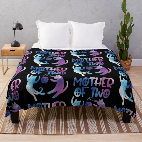 Item preview, Mother Of Two | Funny Cat Lady Meme designed and sold by GravitiTees.
