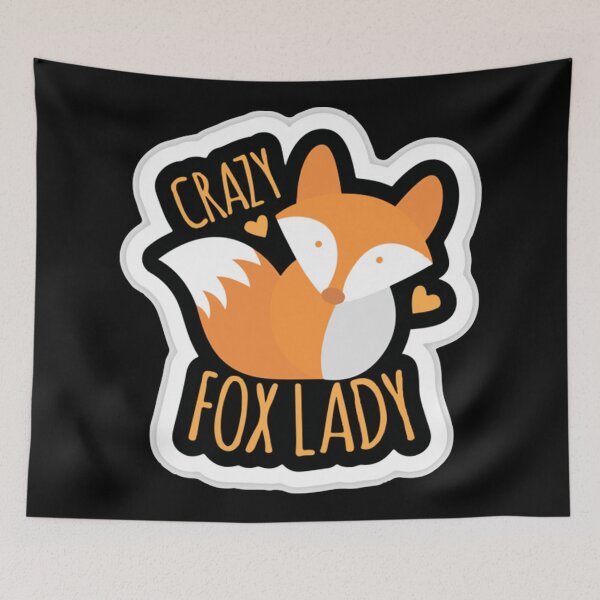 Item preview, Crazy Fox Lady  designed and sold by Lollipop618.
