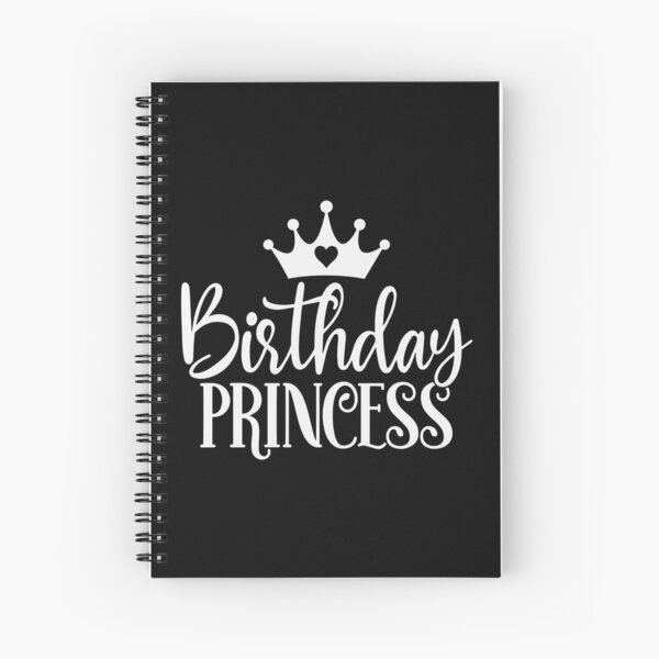 Birthday Princess Spiral Notebook