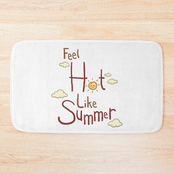Item preview, Feel Hot Like Summer Lettering Colorful Version designed and sold by Khotekmei.