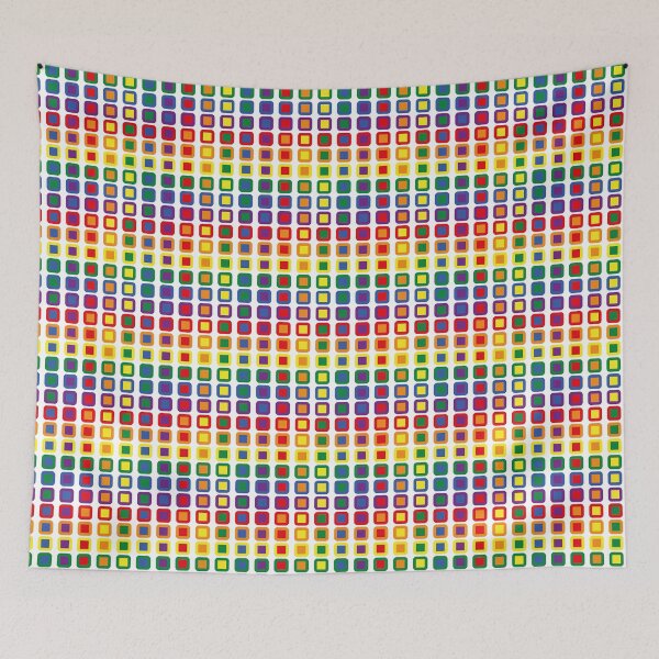 Item preview, Gay pride cute squares  designed and sold by Mr. Reis Design.