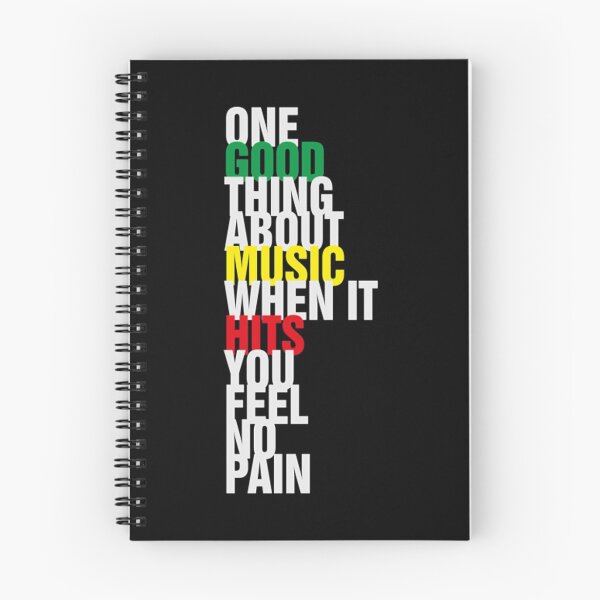 Item preview, One Good Thing About Music When it Hits You Feel No Pain designed and sold by MarleyLebreton.