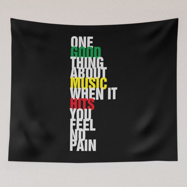 Item preview, One Good Thing About Music When it Hits You Feel No Pain designed and sold by MarleyLebreton.