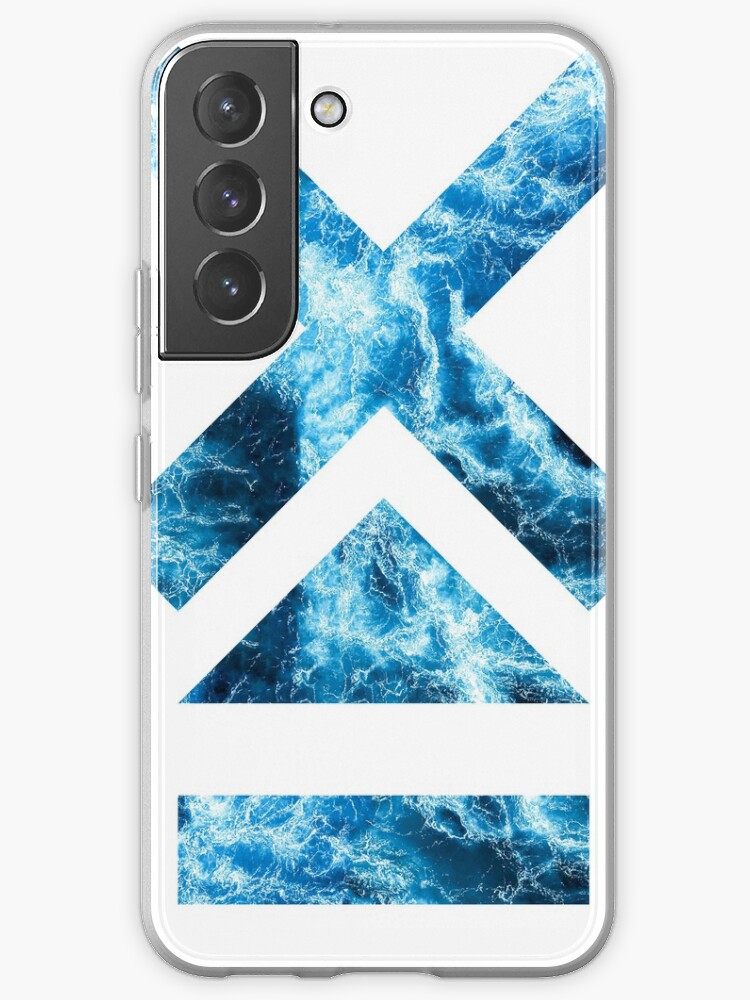 Thumbnail 1 of 4, Samsung Galaxy Phone Case, White waves in the sea lagoon designed and sold by Butterfly-Dream.