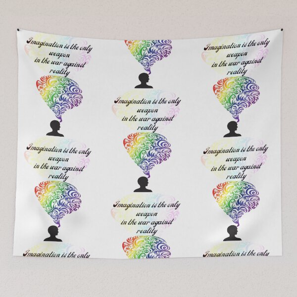 Item preview, Imagination is the only weapon in the war against reality designed and sold by Artloverperson1.
