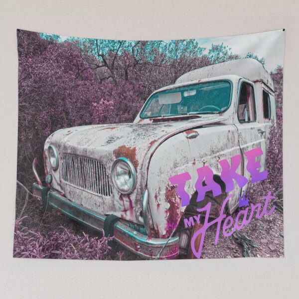 Item preview, Abandoned Car-N5. designed and sold by wallartwork.
