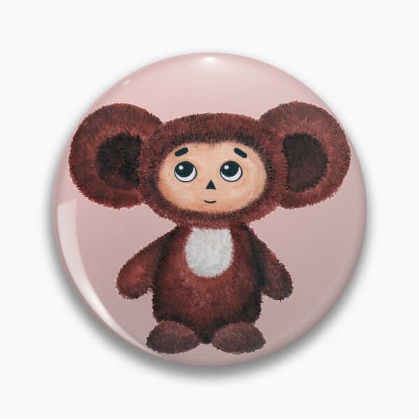 Item preview, Watercolor illustration of Russian folk toy Cheburashka designed and sold by Anna Sintsova.