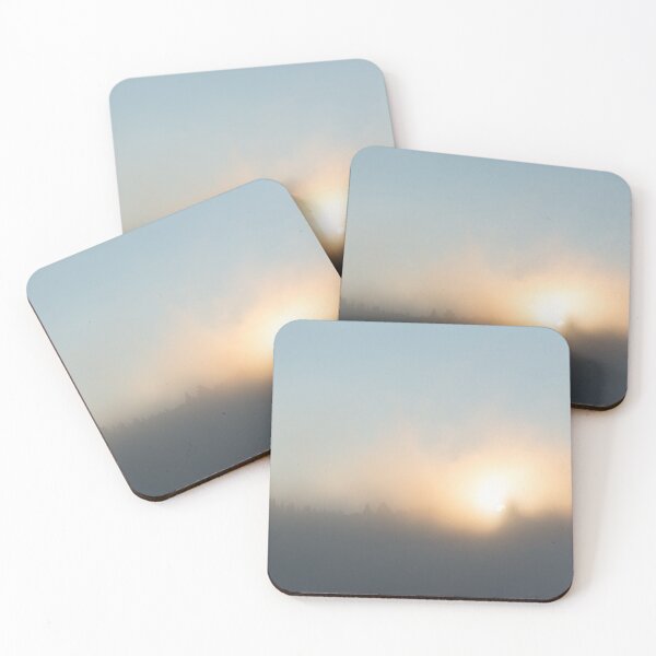 Item preview, Golden Fog Daybreak - the Sun Just Peaking Over the Treetops designed and sold by Georgia Mizuleva.