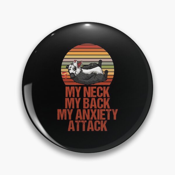 Item preview, Funny Quote My Neck My Back My Anxiety Attack Opossum designed and sold by Nessshirts.
