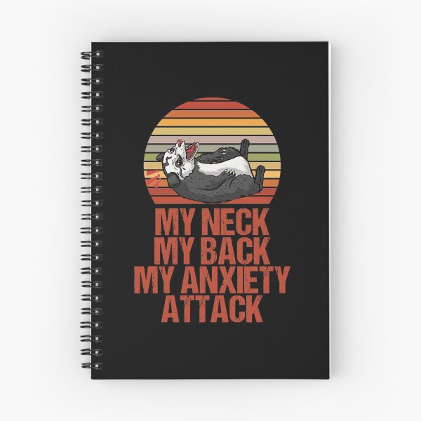 Item preview, Funny Quote My Neck My Back My Anxiety Attack Opossum designed and sold by Nessshirts.