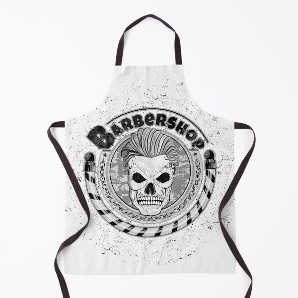 Item preview, stylish Barbishop - skull-shaped logo designed and sold by Prof209.