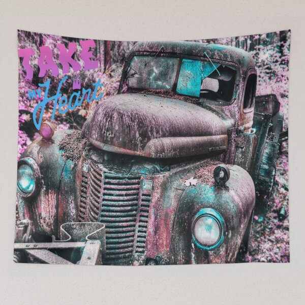 Item preview, Abandoned Car-N6. designed and sold by wallartwork.