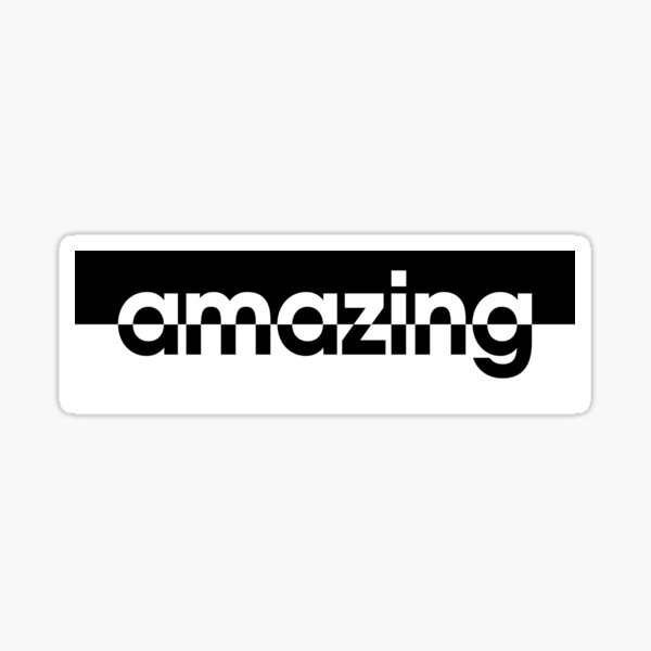 Amazing simple stylish Sticker