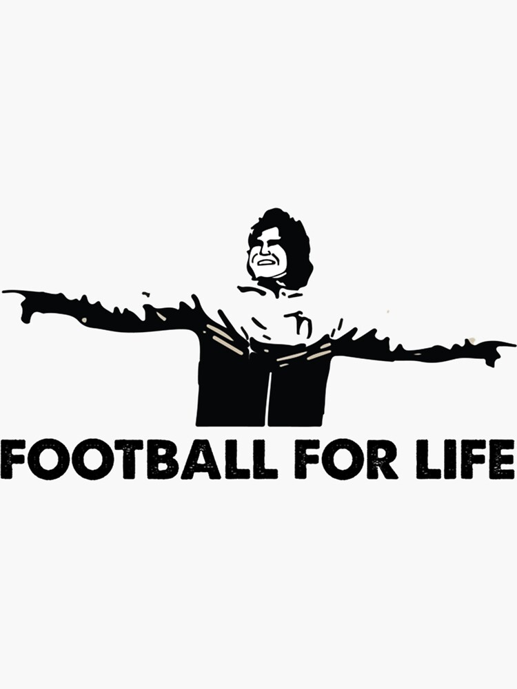 "football is life Essential" Sticker for Sale by CalvinBell134 Redbubble