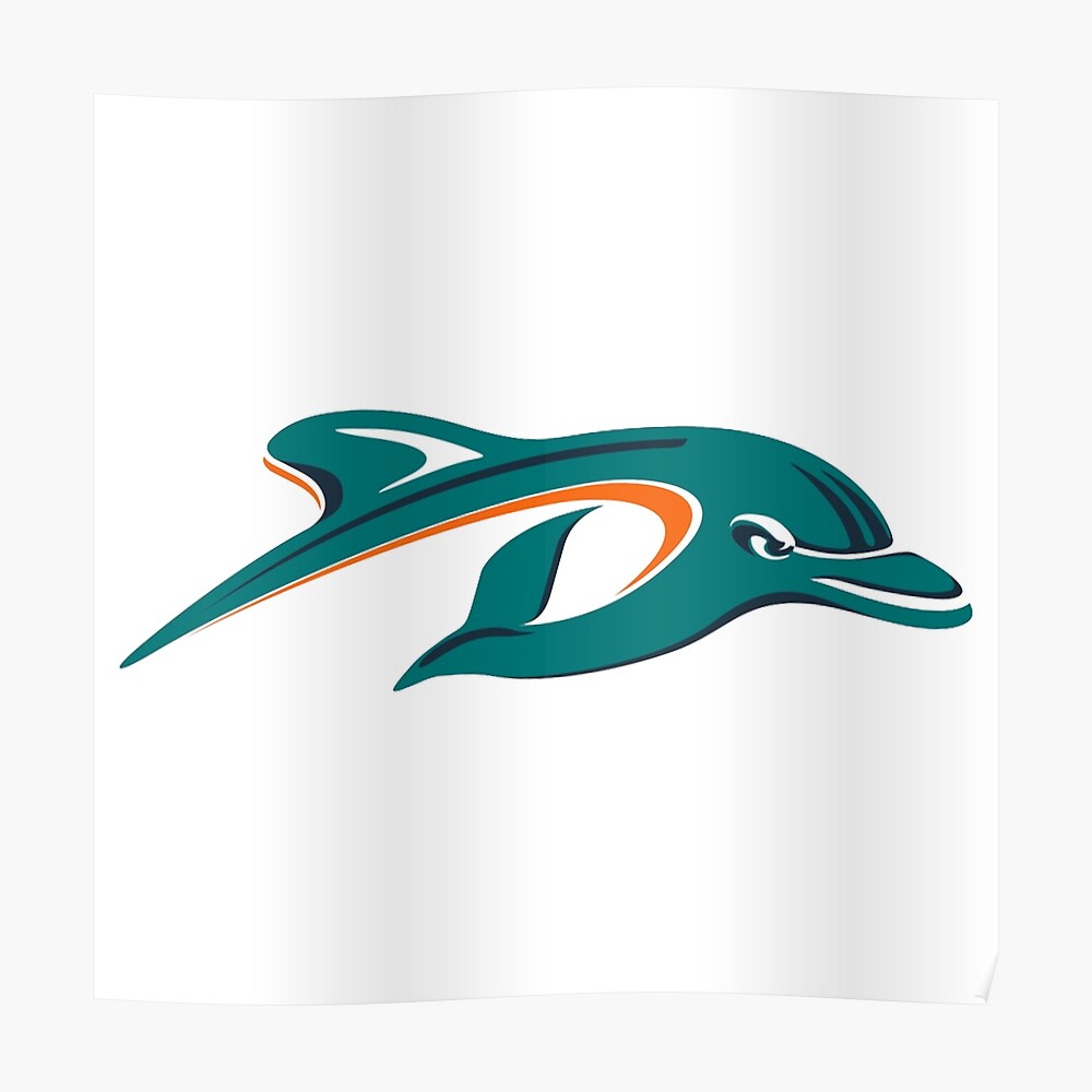 Download Miami Dolphins Orange Logo Wallpaper