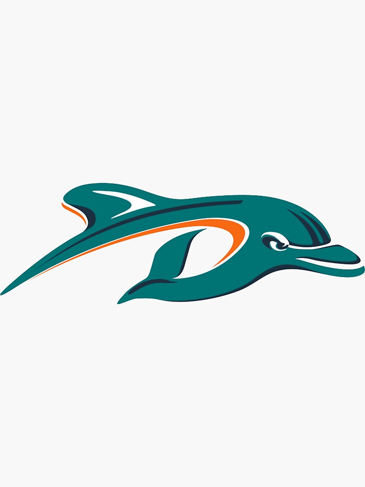 miami dolphins' Sticker for Sale by stalingeorge