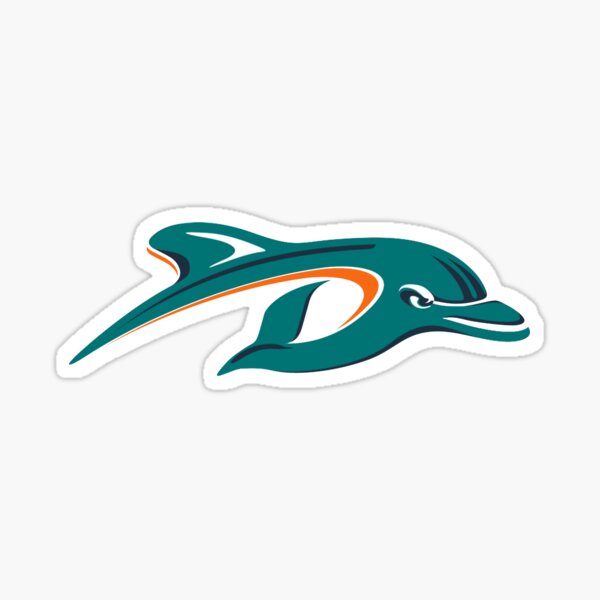 miami dolphins Sticker for Sale by stalingeorge