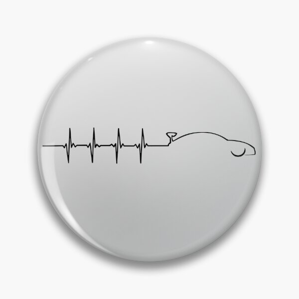 Item preview, Racing Lover Heartbeat For Sports Car Lovers designed and sold by anjanaartz.