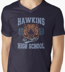 Stranger Things Tee - Go Tigers! Men's V-Neck T-Shirt