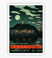 Greetings from Innsmouth, Mass Sticker