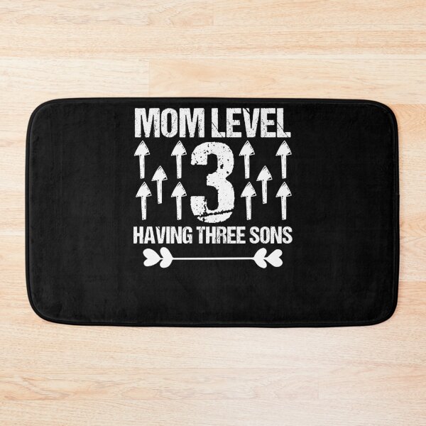 Item preview, Mom Level 3 Having Three Sons Proud Mom Raising Sons 3rd designed and sold by Nessshirts.