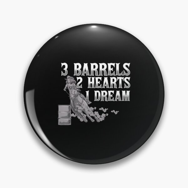 Item preview, 3 Barrels 2 Hearts 1 Dream Horse Barrel Racing designed and sold by alifehcmc.