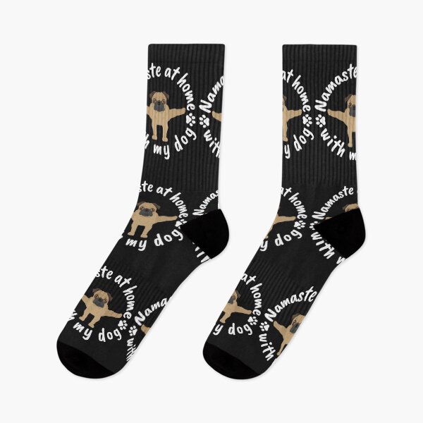 Item preview, Namaste at home with my dog - Bulldog designed and sold by Natkopod.