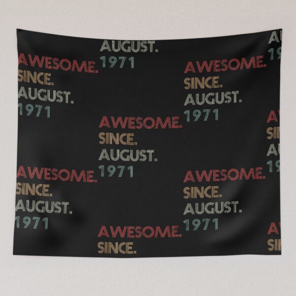 Item preview, 50Th Birthday Gift 50 Years Old Awesome Since August 1971 designed and sold by alifehcmc.