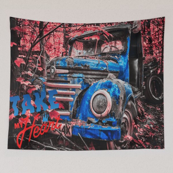 Item preview, Abandoned Car-N7. designed and sold by wallartwork.