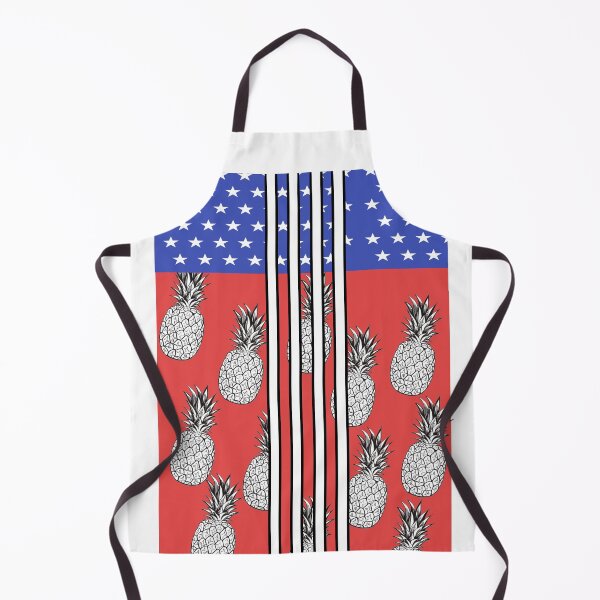 Item preview, Pineapple with American flag legging for women  designed and sold by AXIOM13.