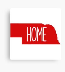 Nebraska Home Canvas Print
