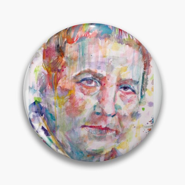 Item preview, GERTRUDE STEIN watercolor portrait .1 designed and sold by lautir.