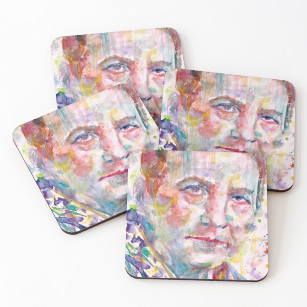 Item preview, GERTRUDE STEIN watercolor portrait .1 designed and sold by lautir.