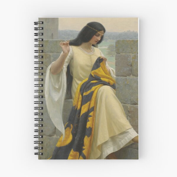 Item preview, Edmund Blair Leighton - Stitching the Standard designed and sold by Vivanne-art.
