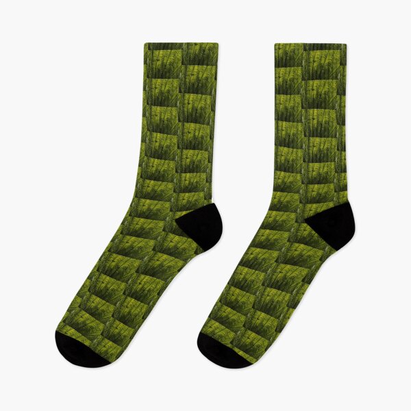 Item preview, Tropical Green Rhythms - Feathery Fern Fronds - Horizontal View Upwards Right designed and sold by Georgia Mizuleva.