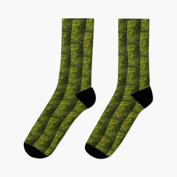 Item preview, Tropical Green Rhythms - Feathery Fern Fronds - Left Vertical View designed and sold by Georgia Mizuleva.
