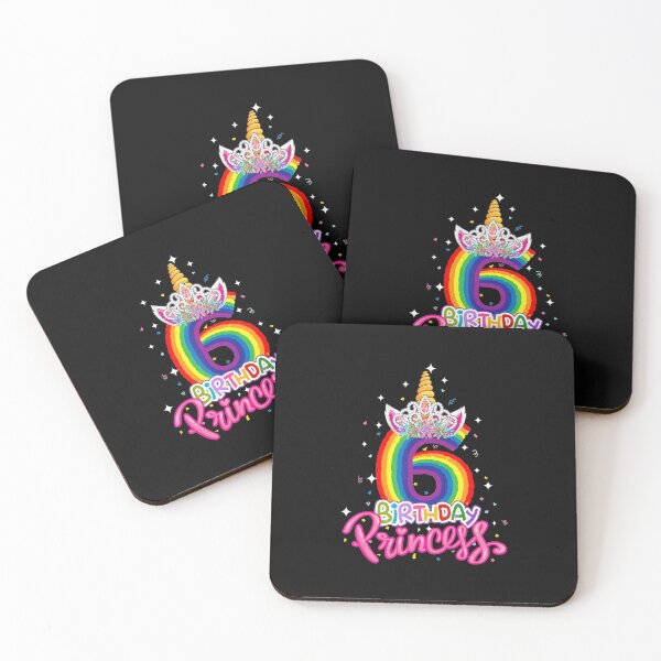Item preview, Birthday Princess Unicorn 6 Year Old 6Th Birthday Girl Kids designed and sold by alifehcmc.