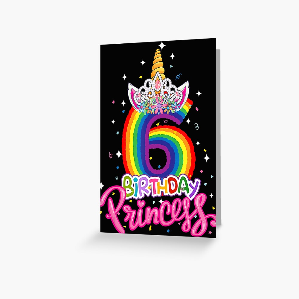 The Princess Is 6 - 6th Birthday Gift T-Shirt For 6 Year Old Girls, Gift  ideas