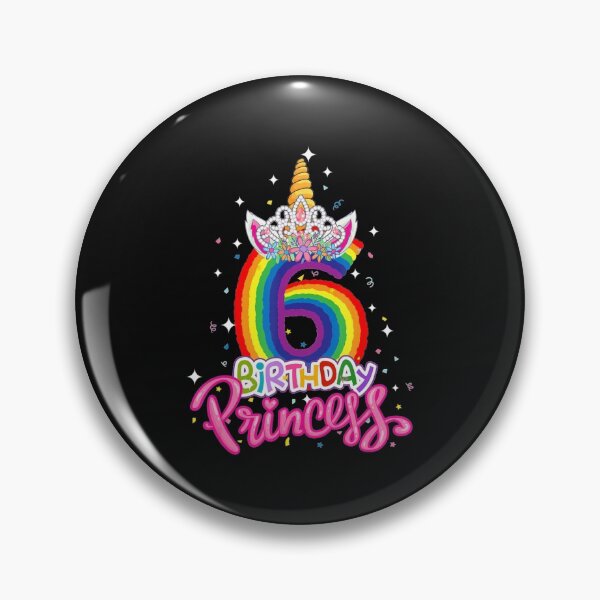 Item preview, Birthday Princess Unicorn 6 Year Old 6Th Birthday Girl Kids designed and sold by alifehcmc.