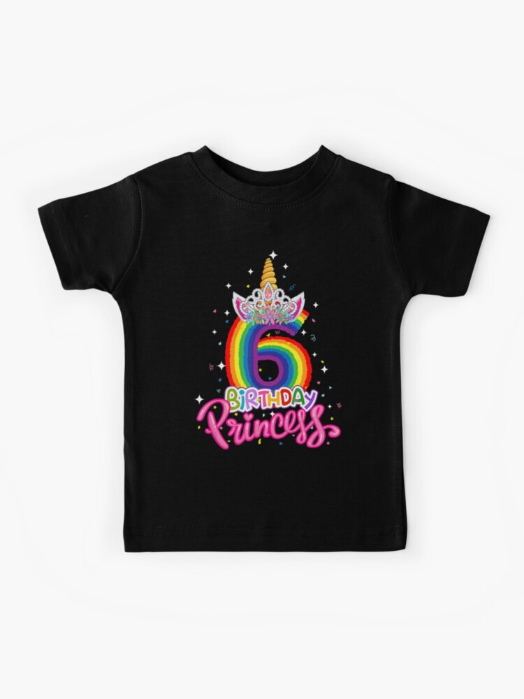 6ème anniversaire fille licorne cadeau 6 ans' T-shirt Enfant